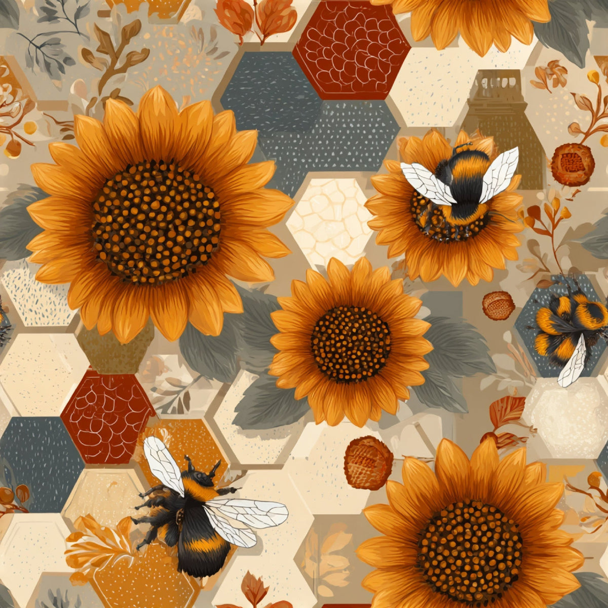Pollen Parade Pattern 21 Minky Fabric
