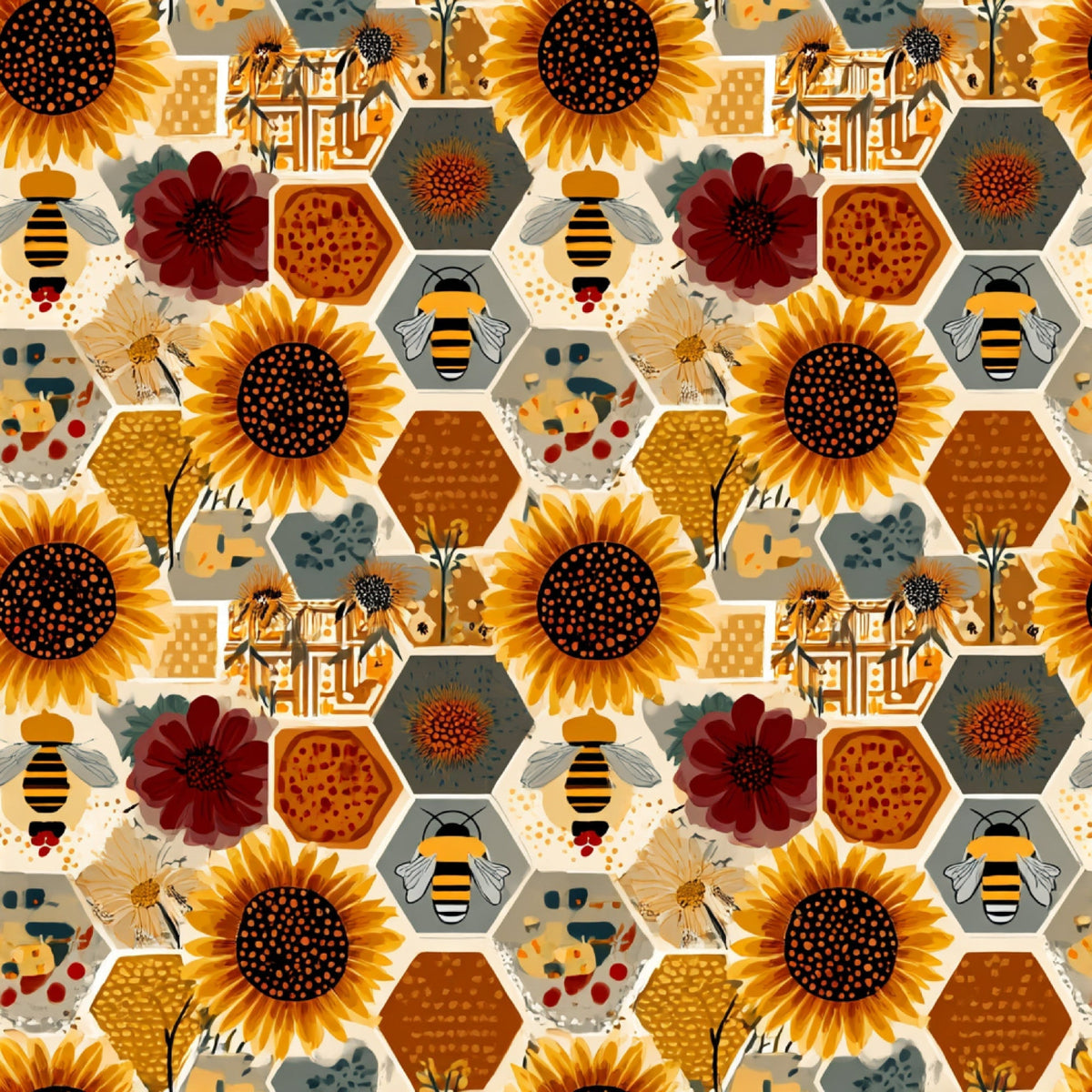Pollen Parade Pattern 22 Minky Fabric