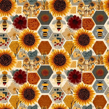Pollen Parade Pattern 22 Minky Fabric