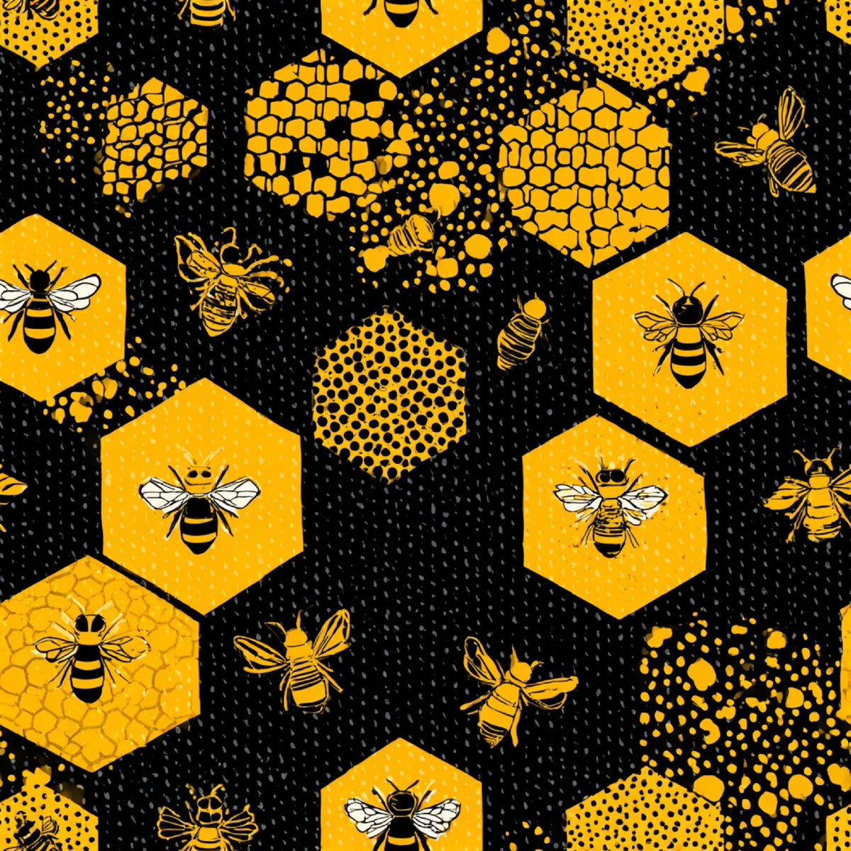 Pollen Parade Pattern 23 Minky Fabric