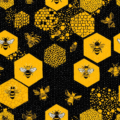 Pollen Parade Pattern 23 Minky Fabric