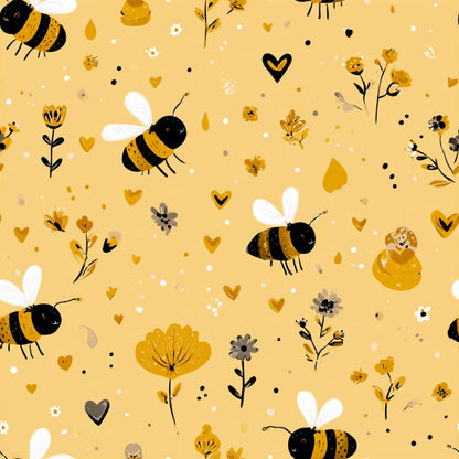 Pollen Parade Pattern 2 Minky Fabric