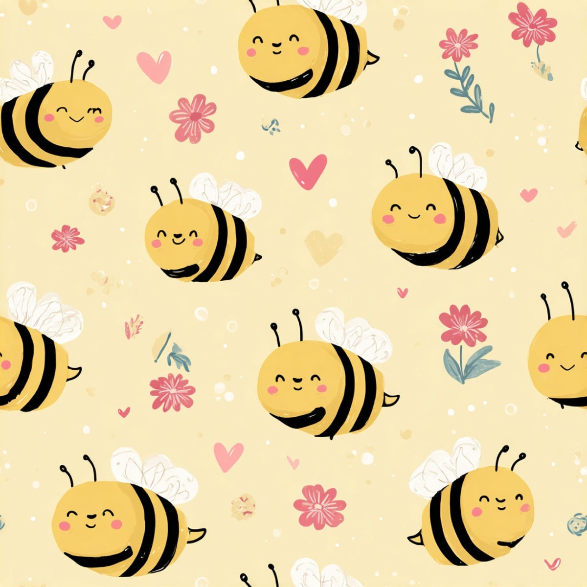 Pollen Parade Pattern 30 Minky Fabric