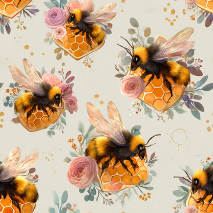 Pollen Parade Pattern 37 Minky Fabric
