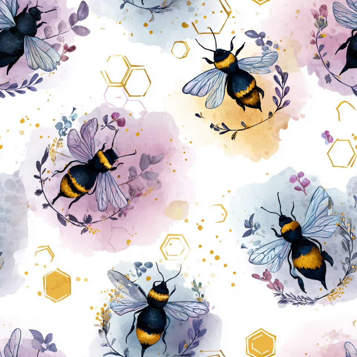 Pollen Parade Pattern 38 Minky Fabric