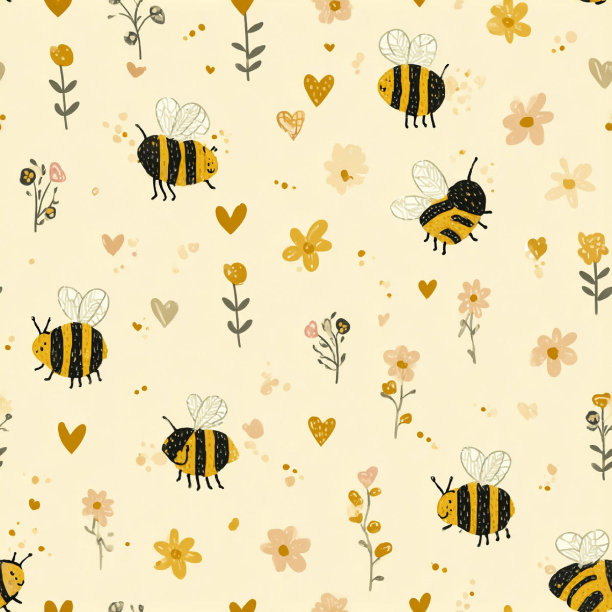 Pollen Parade Pattern 3 Minky Fabric