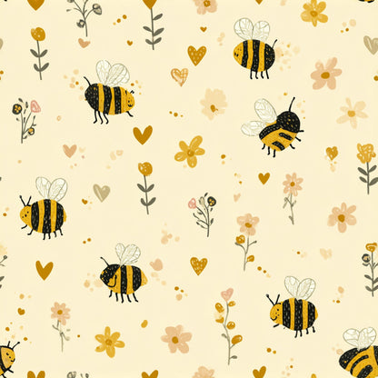 Pollen Parade Pattern 3 Minky Fabric