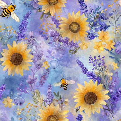 Pollen Parade Pattern 41 Minky Fabric