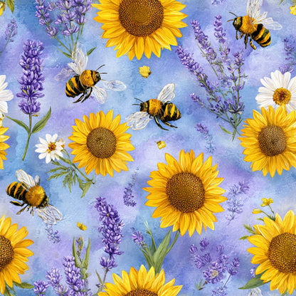 Pollen Parade Pattern 42 Minky Fabric