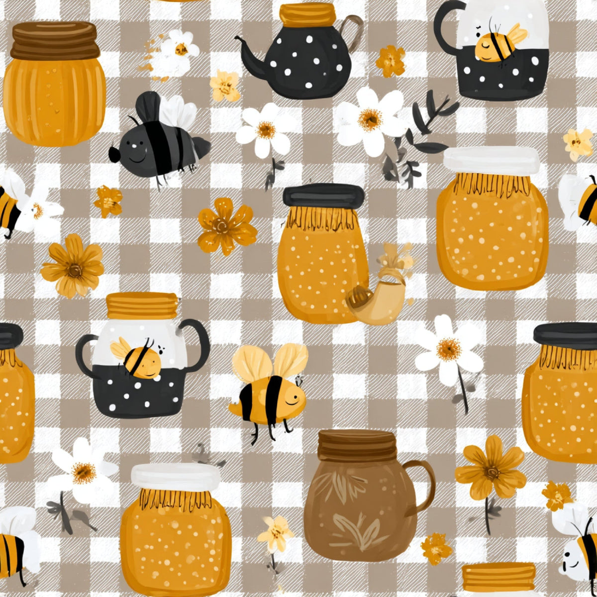 Pollen Parade Pattern 45 Minky Fabric