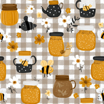 Pollen Parade Pattern 45 Minky Fabric
