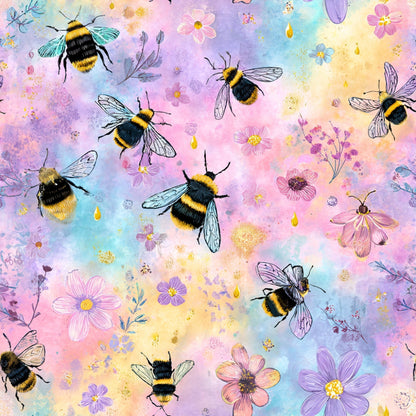 Pollen Parade Pattern 46 Minky Fabric