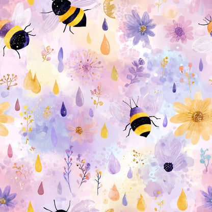 Pollen Parade Pattern 47 Minky Fabric