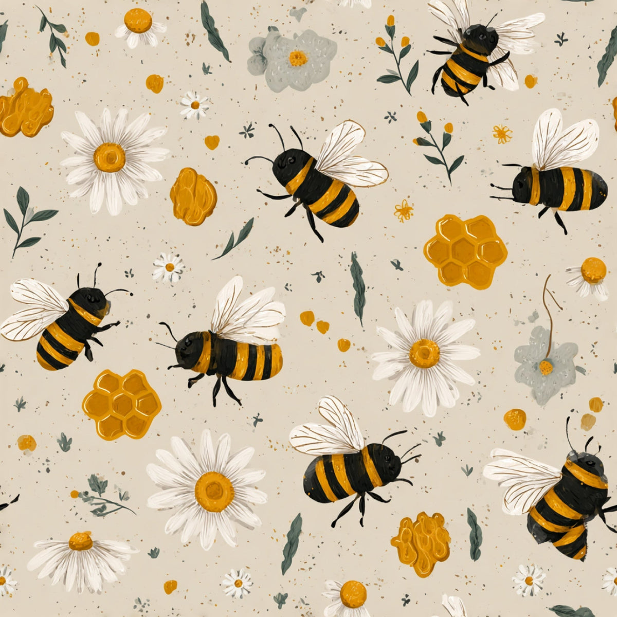 Pollen Parade Pattern 51 Minky Fabric