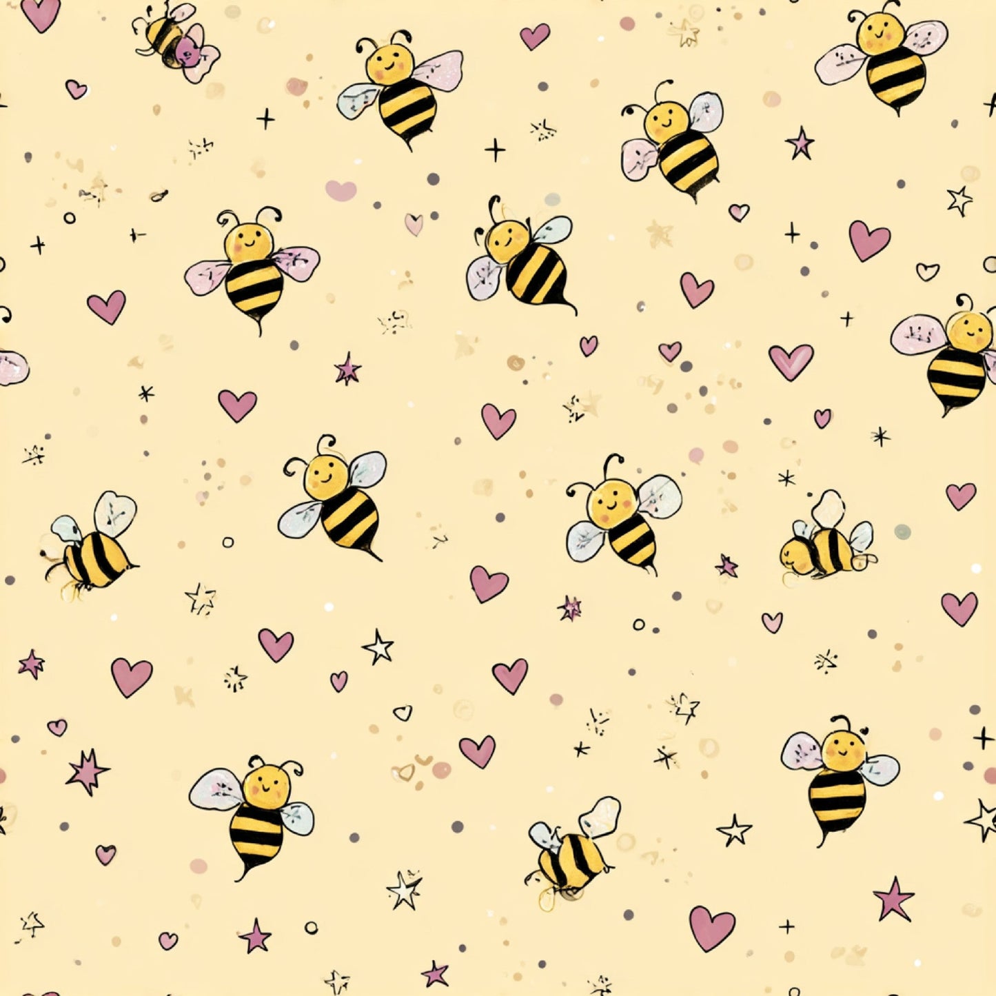 Busy Bee Pattern 57 Quilting Cotton Fabric