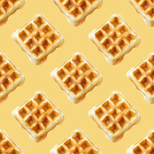 Butter Waffle Pattern 1 Quilting Cotton Fabric