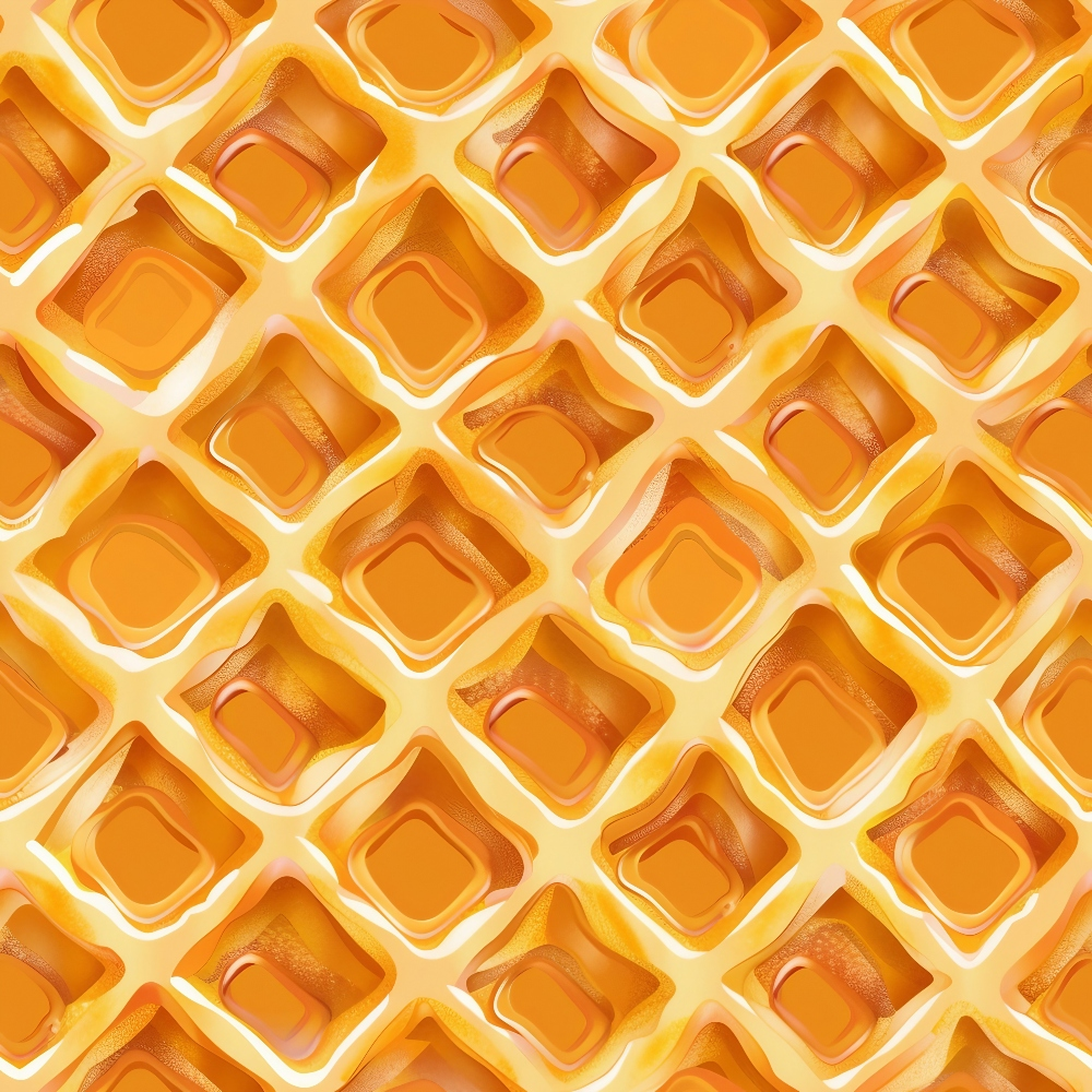 Golden Griddle Pattern 10 Minky Fabric