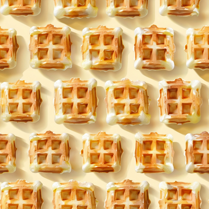 Golden Griddle Pattern 12 Minky Fabric