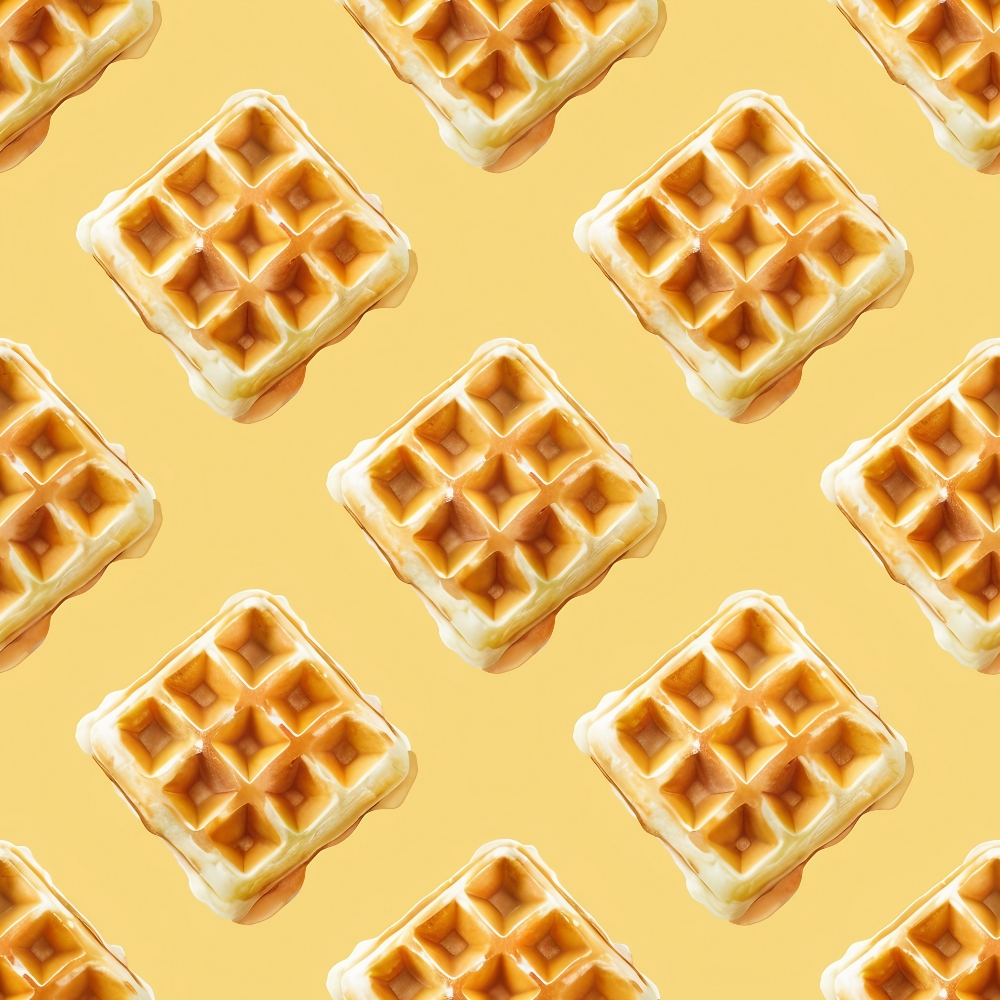 Golden Griddle Pattern 1 Minky Fabric