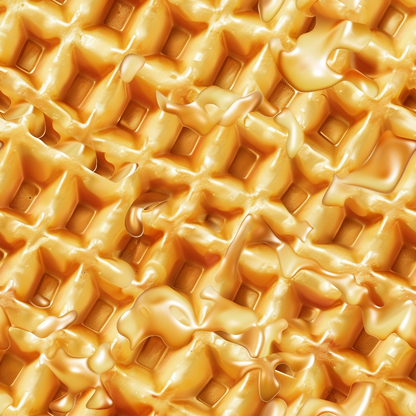 Golden Griddle Pattern 4 Minky Fabric