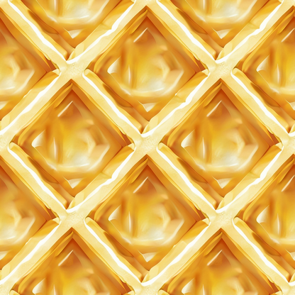 Golden Griddle Pattern 5 Minky Fabric
