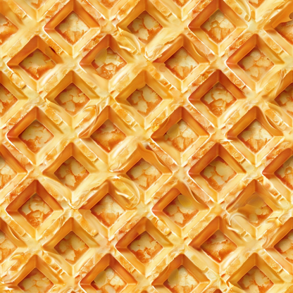Golden Griddle Pattern 6 Minky Fabric