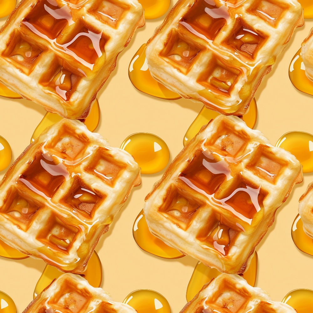 Golden Griddle Pattern 9 Minky Fabric
