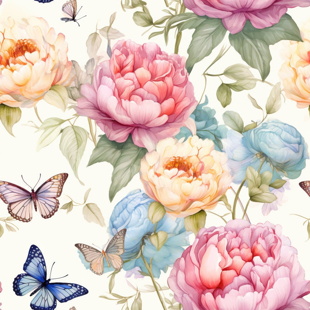 Butterfly Dance Pattern 11 Minky Fabric
