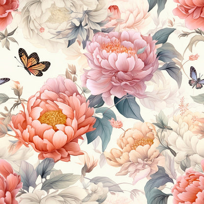 Butterfly Dance Pattern 12 Minky Fabric