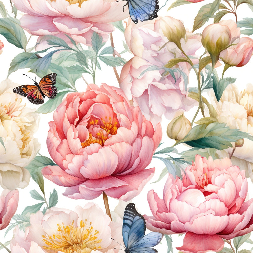 Butterfly Dance Pattern 1 Minky Fabric
