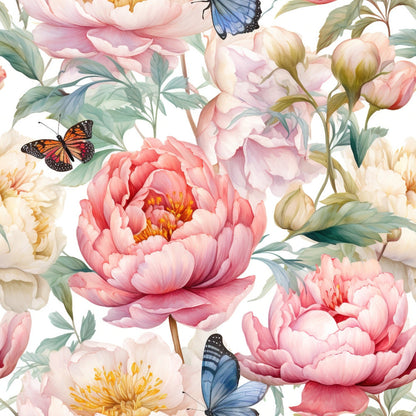 Butterfly Dance Pattern 1 Minky Fabric