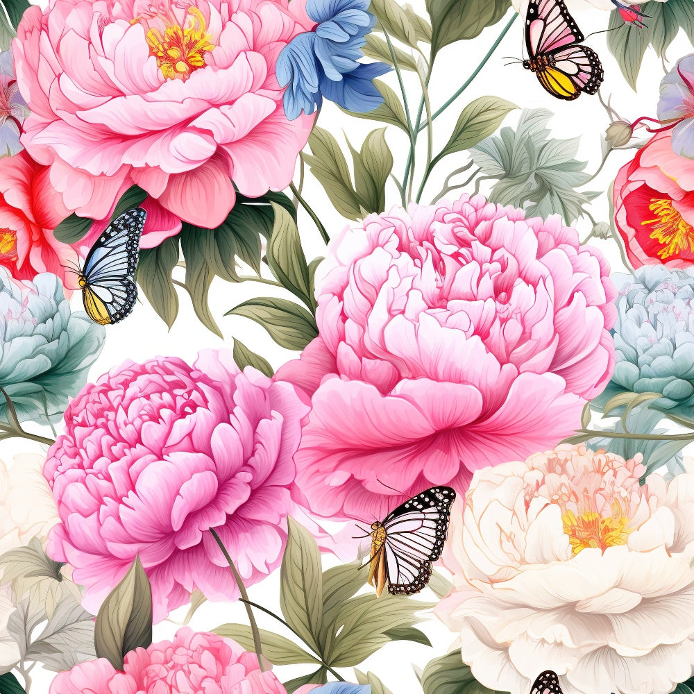 Butterfly Dance Pattern 2 Minky Fabric