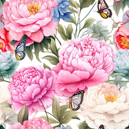 Butterfly Dance Pattern 2 Minky Fabric