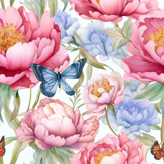 Butterfly Dance Pattern 3 Quilting Cotton Fabric