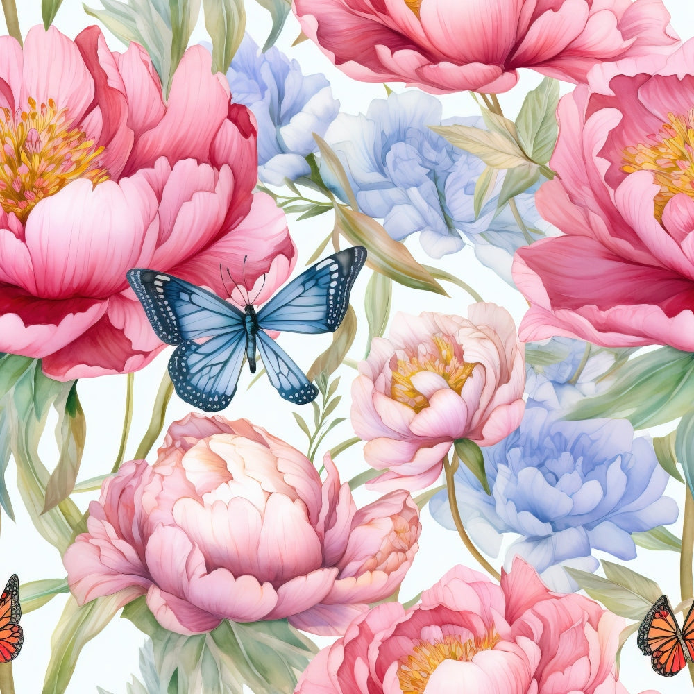 Butterfly Dance Pattern 3 Minky Fabric