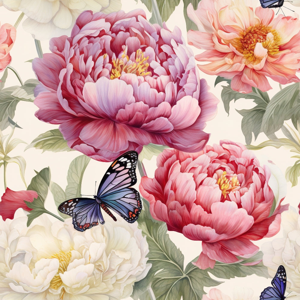 Butterfly Dance Pattern 4 Minky Fabric