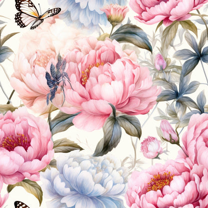Butterfly Dance Pattern 5 Minky Fabric