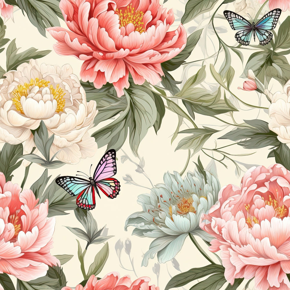 Butterfly Dance Pattern 6 Minky Fabric