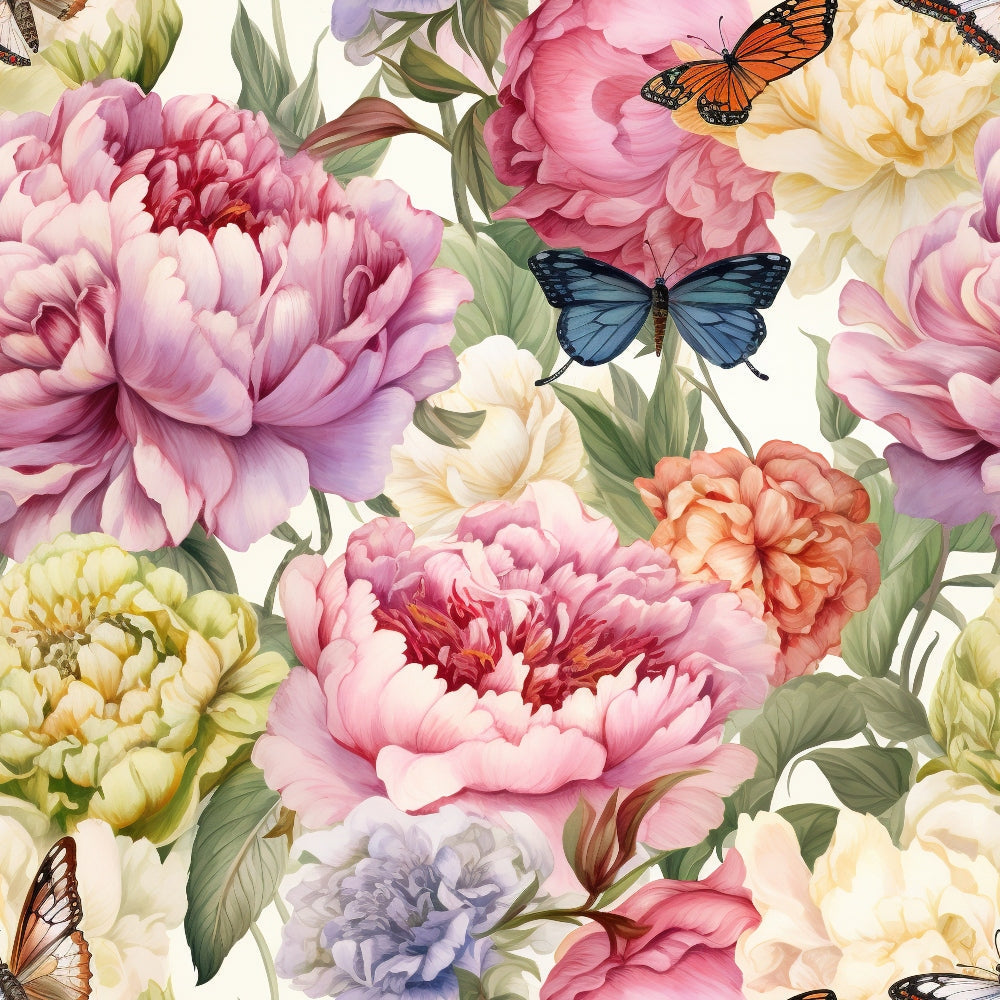 Butterfly Dance Pattern 7 Minky Fabric