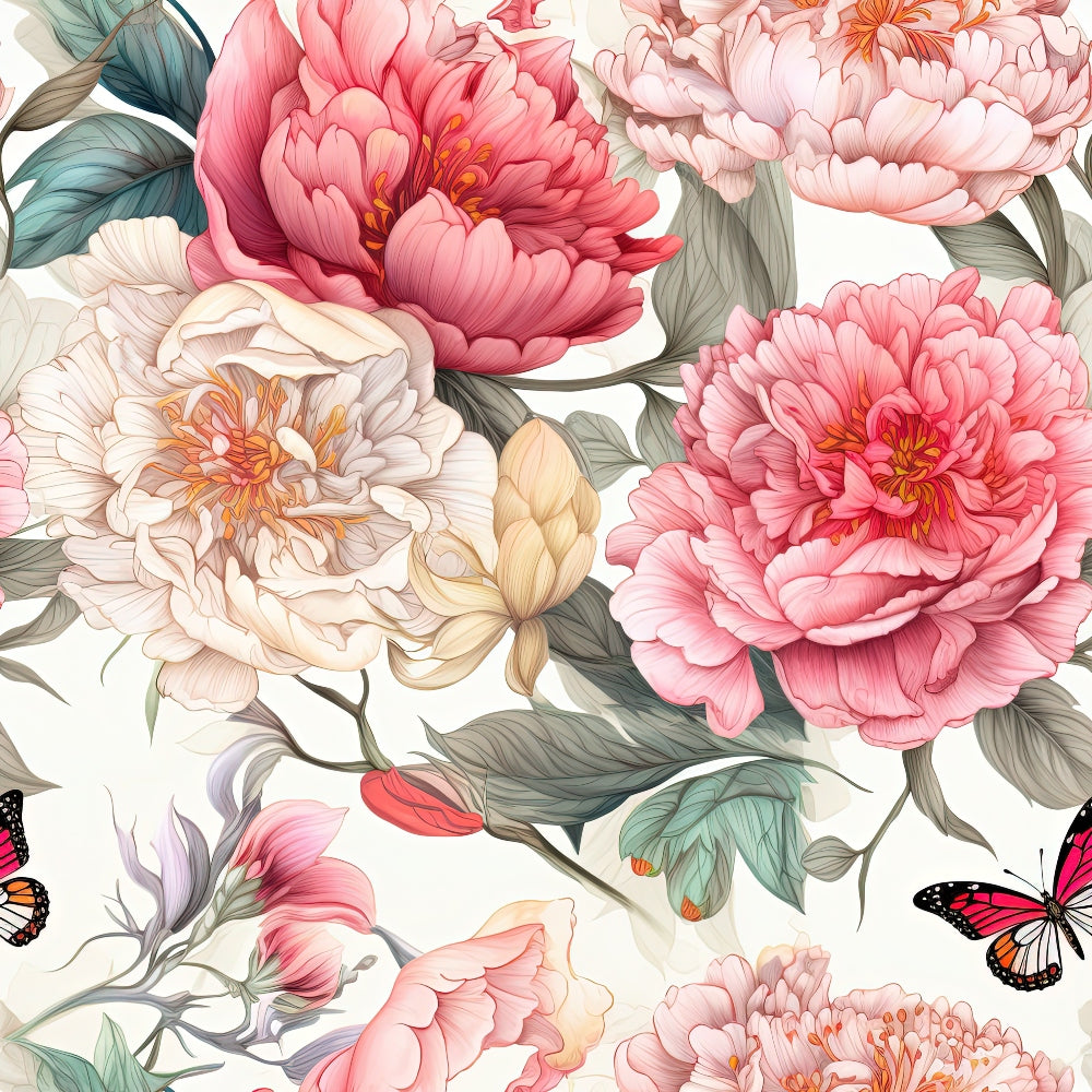 Butterfly Dance Pattern 9 Minky Fabric