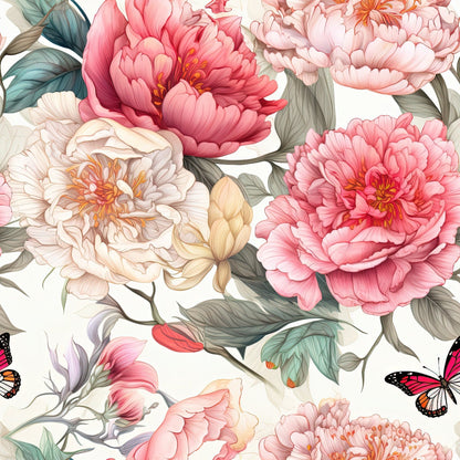 Butterfly Dance Pattern 9 Minky Fabric
