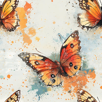 Painted Wings Pattern 14 Minky Fabric