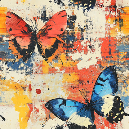 Painted Wings Pattern 20 Minky Fabric
