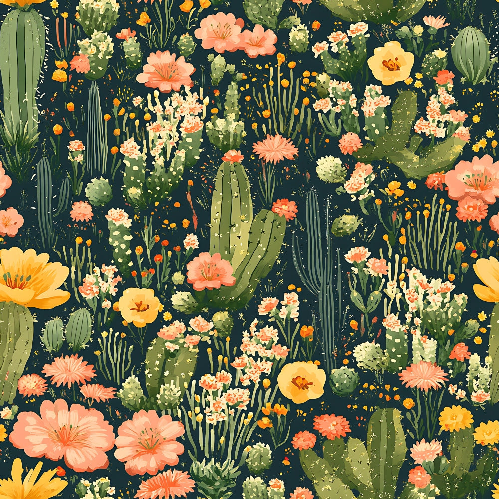 Desert Blooms Pattern 10 Minky Fabric