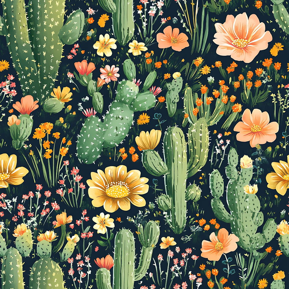 Desert Blooms Pattern 11 Minky Fabric