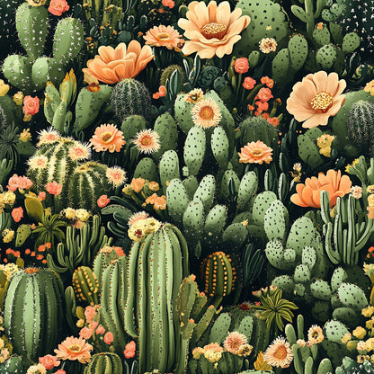 Desert Blooms Pattern 12 Minky Fabric