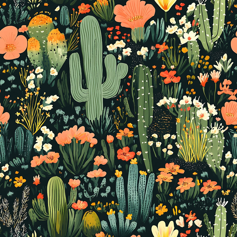 Desert Blooms Pattern 13 Minky Fabric
