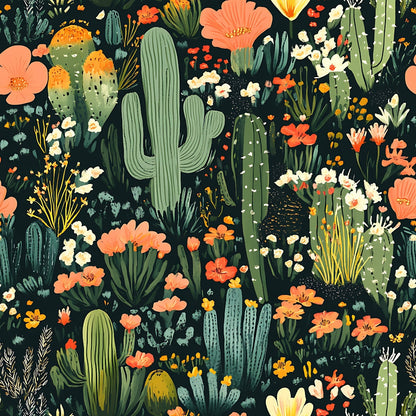 Desert Blooms Pattern 13 Minky Fabric