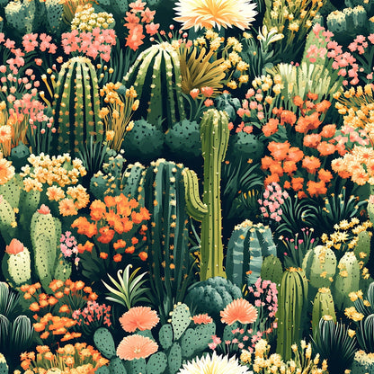 Desert Blooms Pattern 14 Minky Fabric