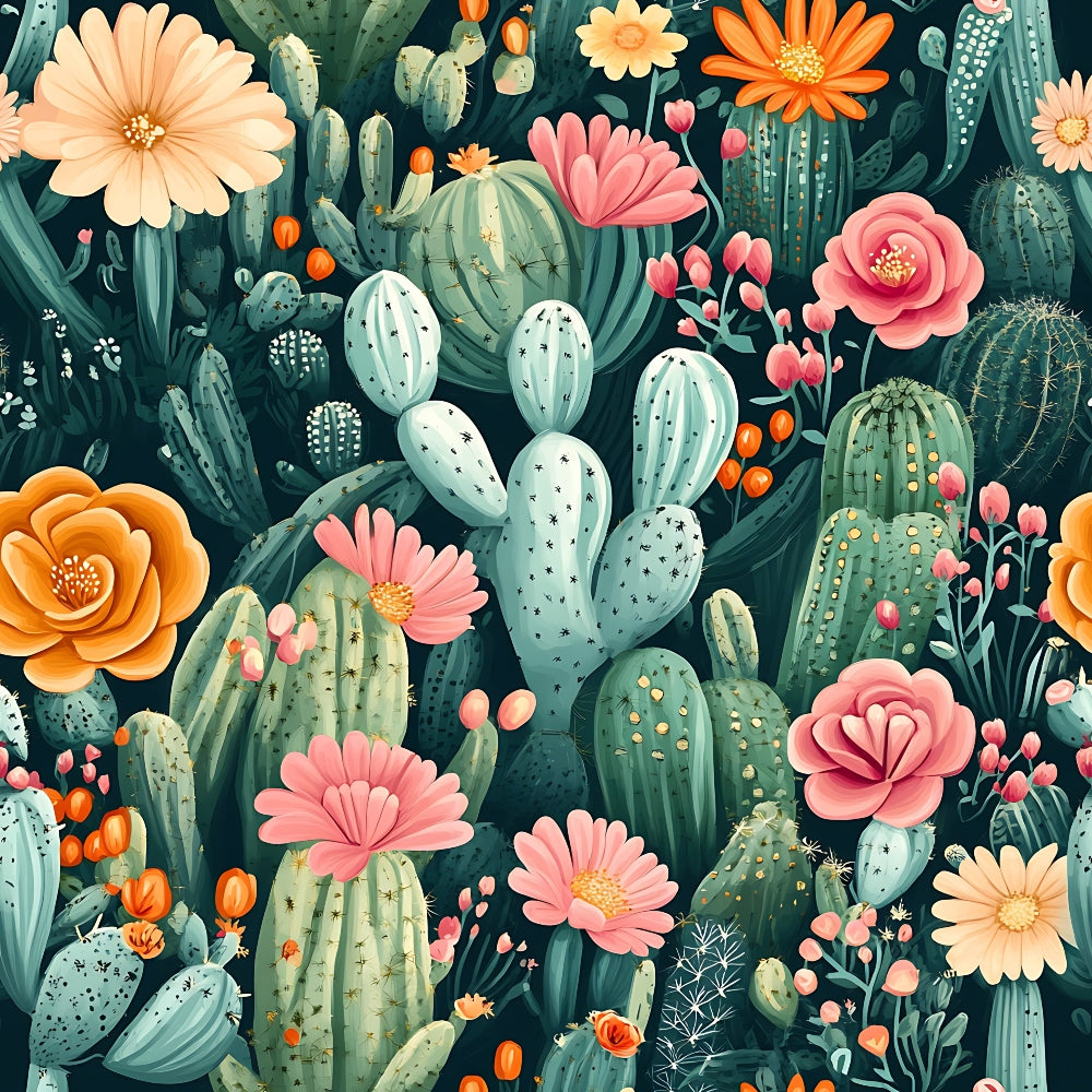 Desert Blooms Pattern 17 Minky Fabric
